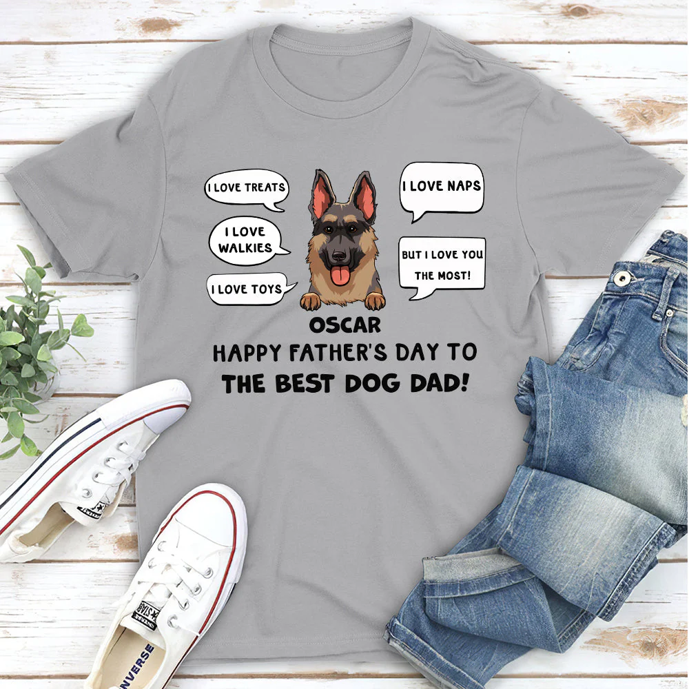 Love You Most - Personalized Custom Unisex T-shirt