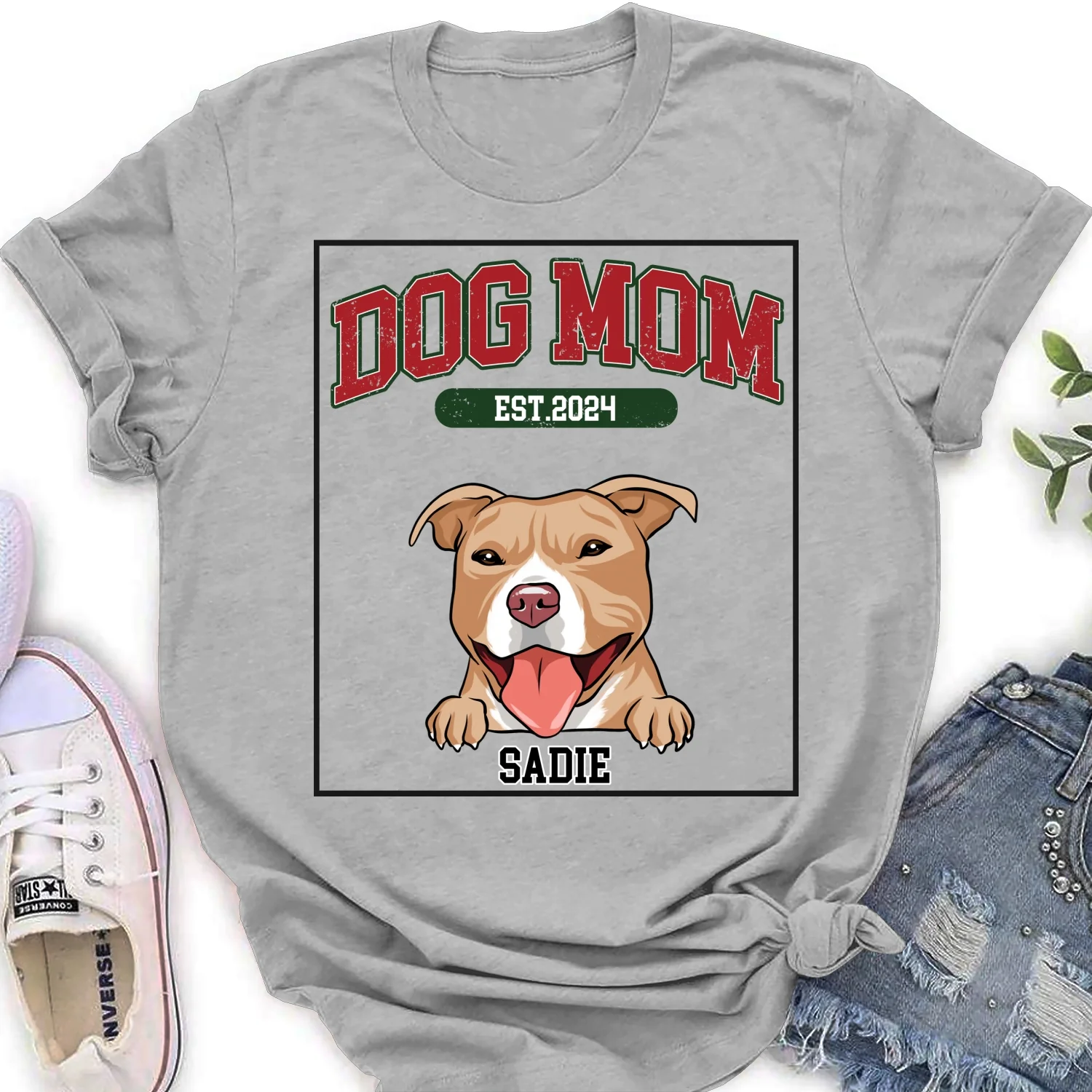 Love You My Mom Dad - Personalized Custom Women's T-shirt - Image 6