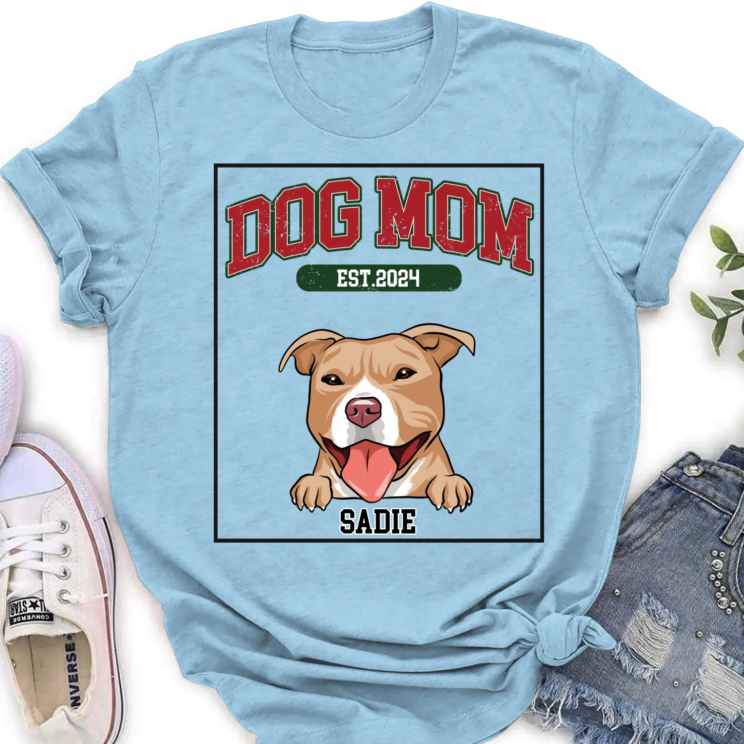 Love You My Mom Dad - Personalized Custom Women's T-shirt - Image 8