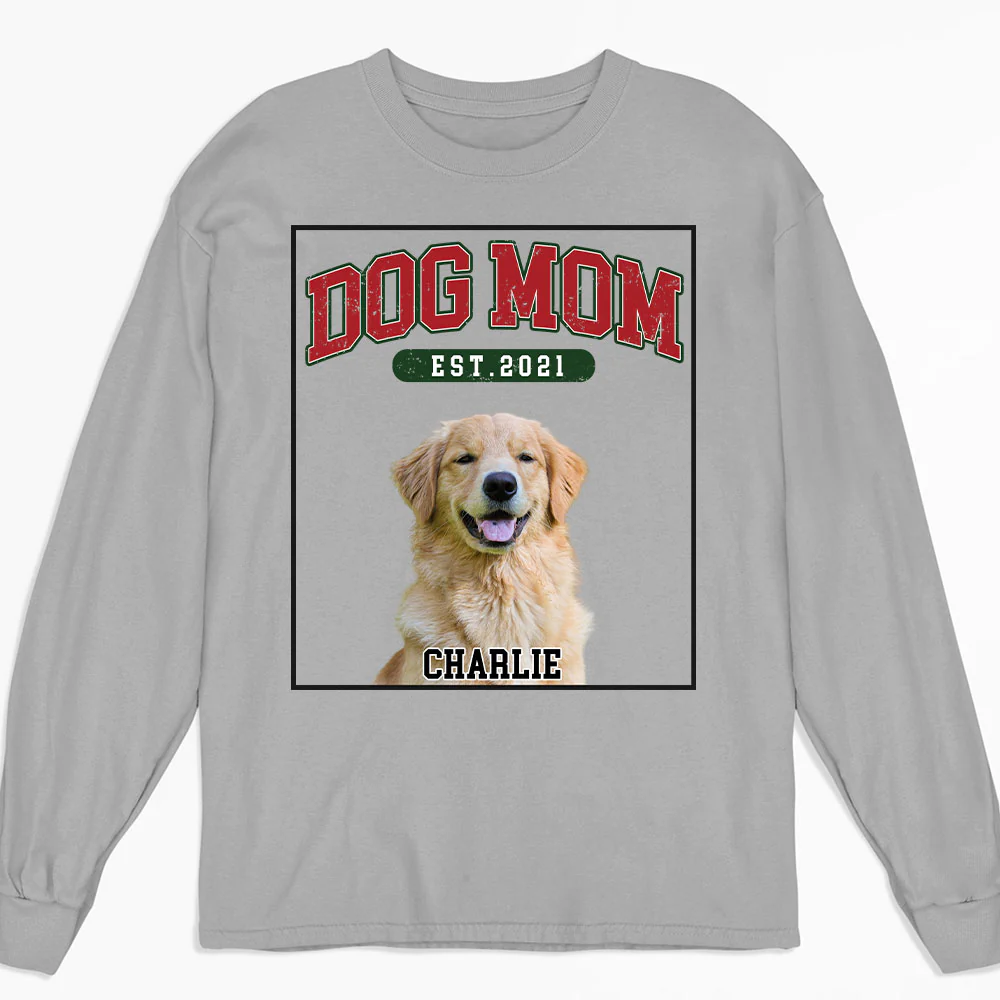 Love You My Mom Dad Photo - Personalized Custom Long Sleeve T-shirt