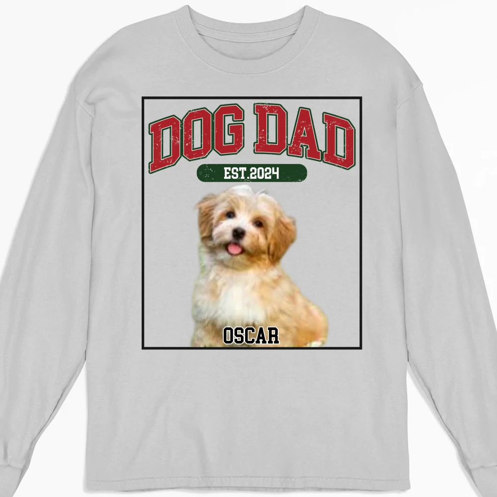 Love You My Mom Dad Photo - Personalized Custom Long Sleeve T-shirt - Image 3