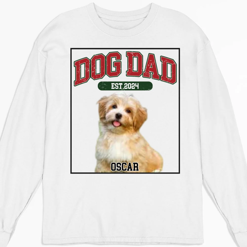 Love You My Mom Dad Photo - Personalized Custom Long Sleeve T-shirt - Image 4
