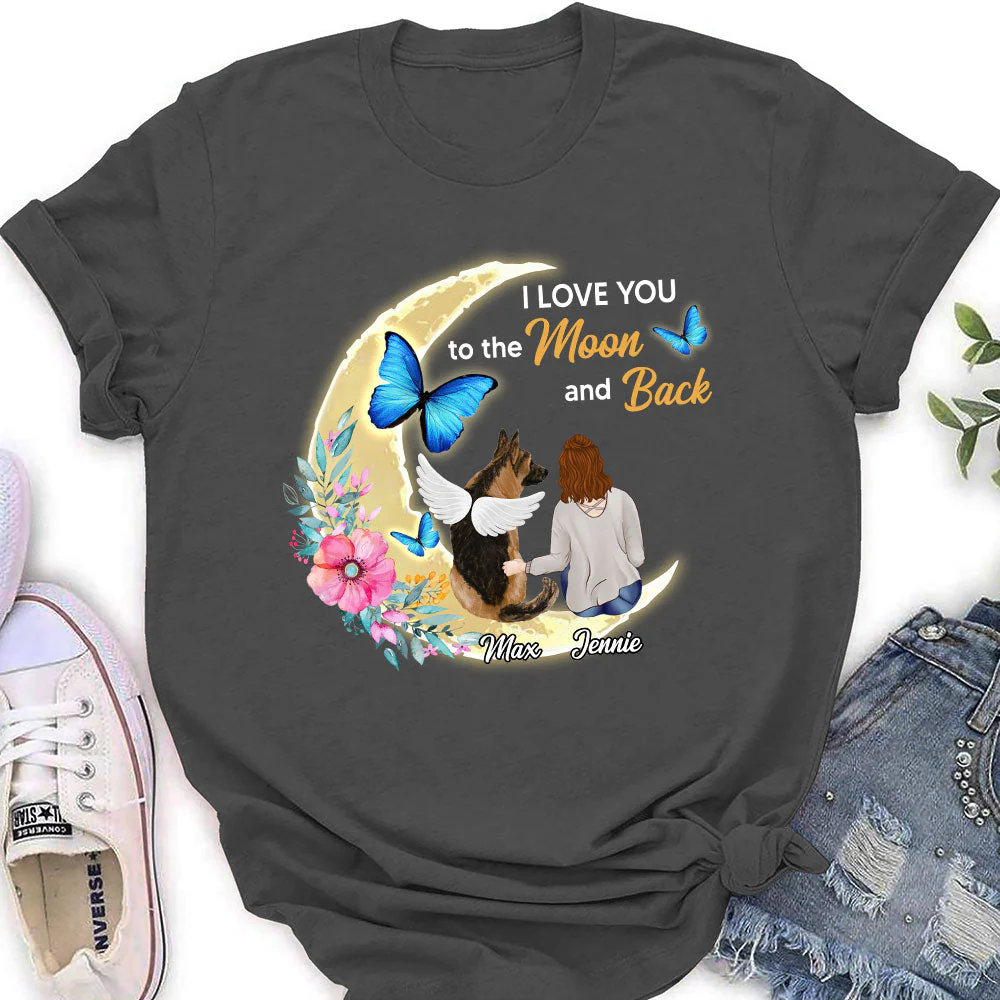 Love You - Personalized Custom Women's T-shirt - Image 2