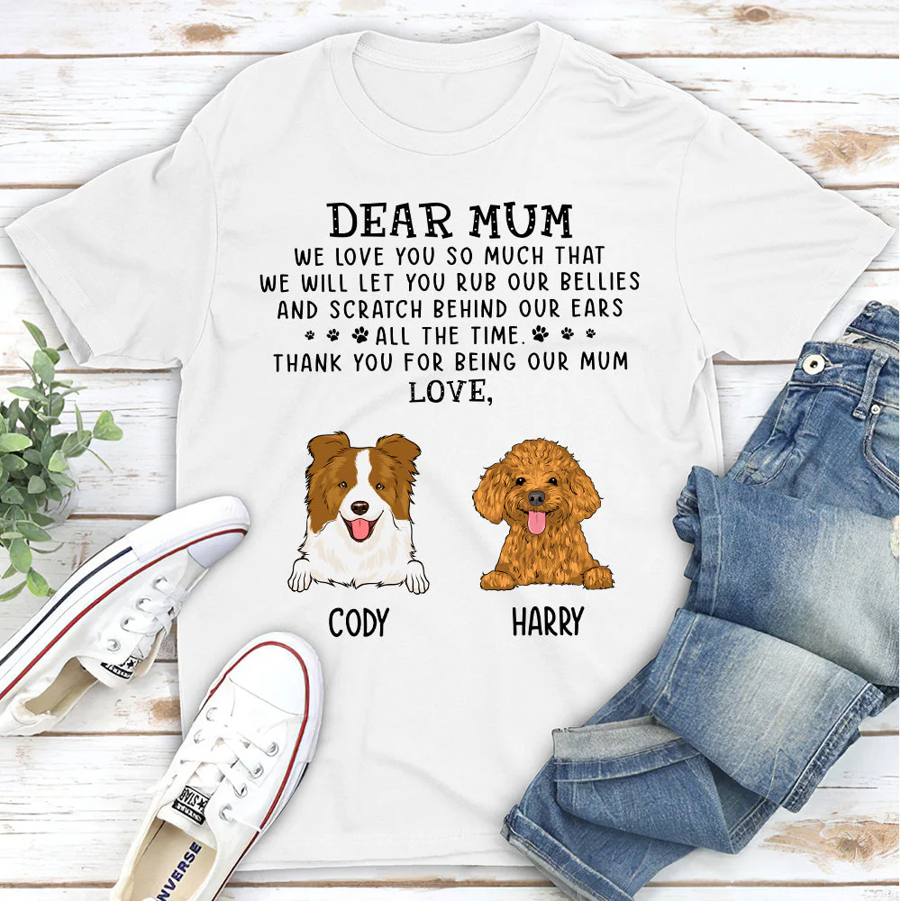 Love You So Much - Personalized Custom Unisex T-shirt - Image 2