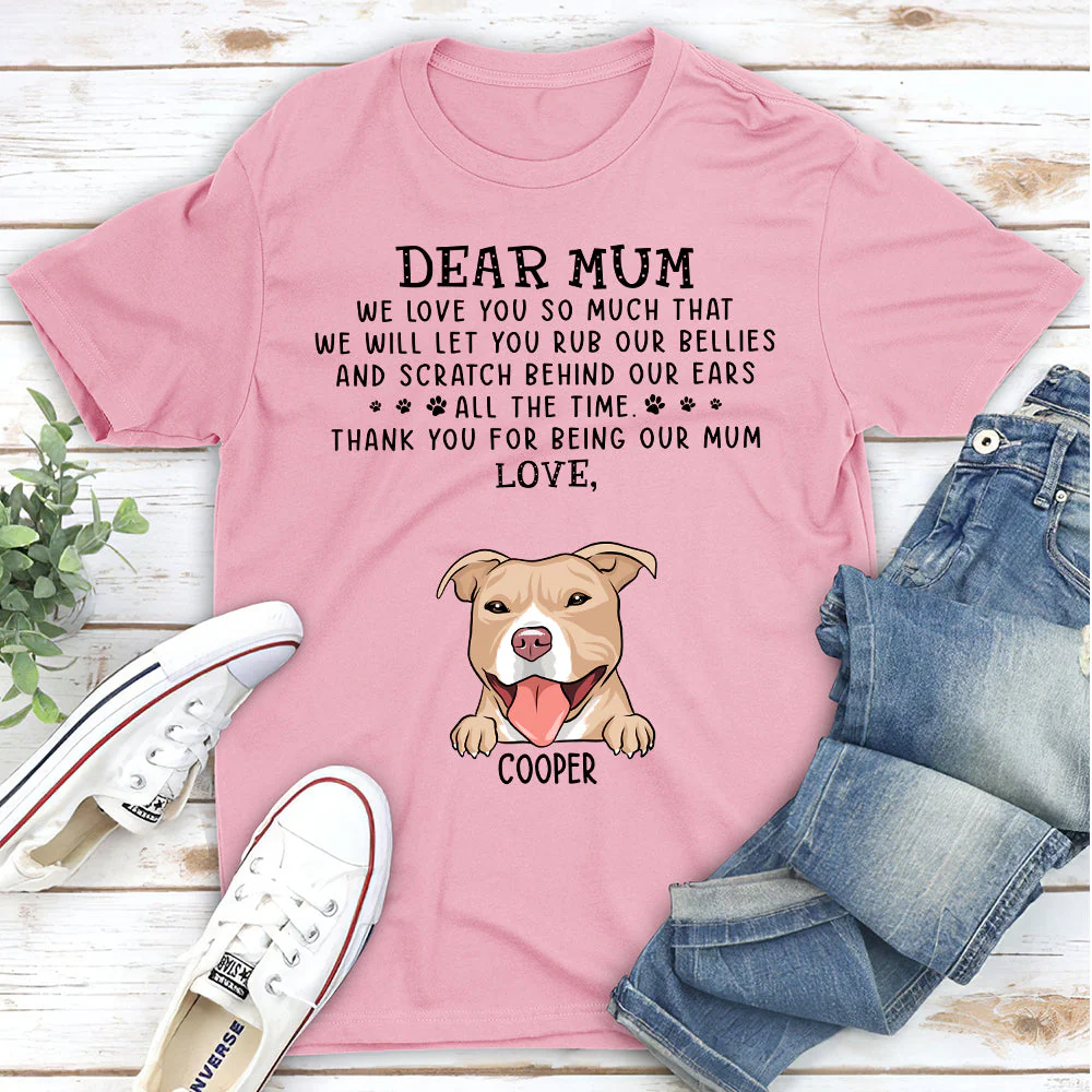 Love You So Much - Personalized Custom Unisex T-shirt - Image 3