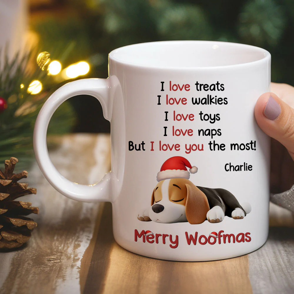 Love You The Most - Personalized Custom Coffee Mug - Image 3