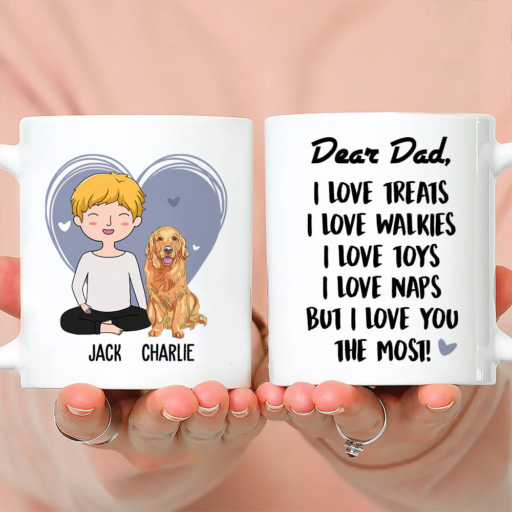 Love You The Most - Personalized Custom Coffee Mug