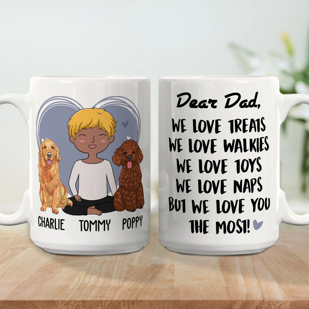 Love You The Most - Personalized Custom Coffee Mug - Image 3
