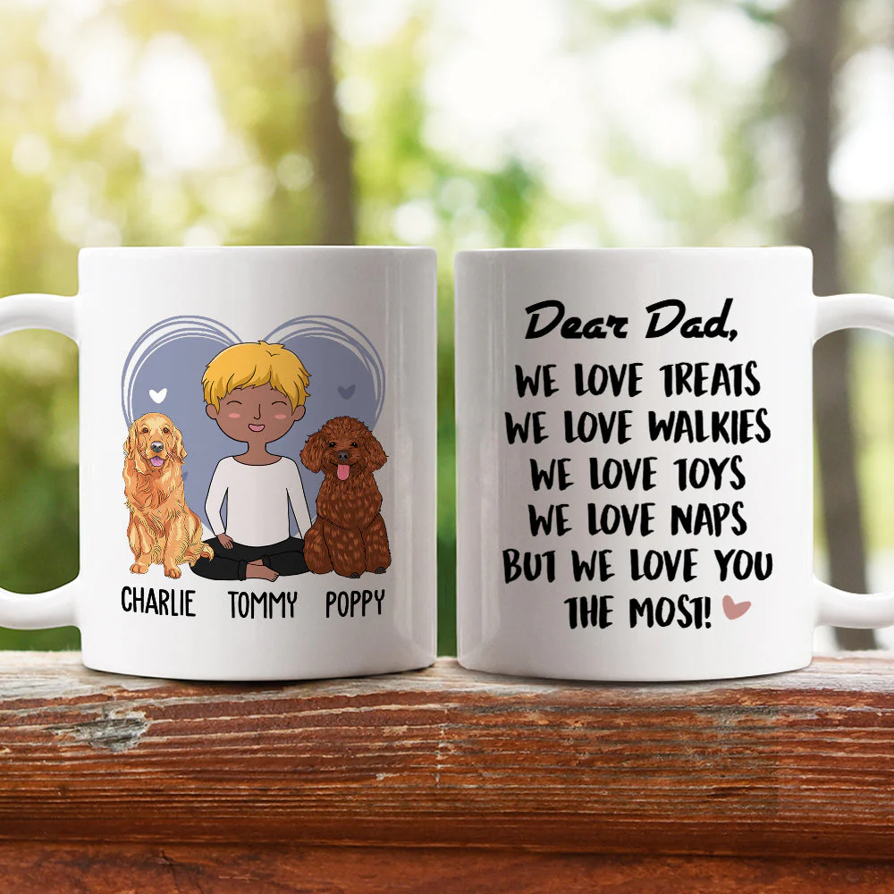 Love You The Most - Personalized Custom Coffee Mug - Image 4