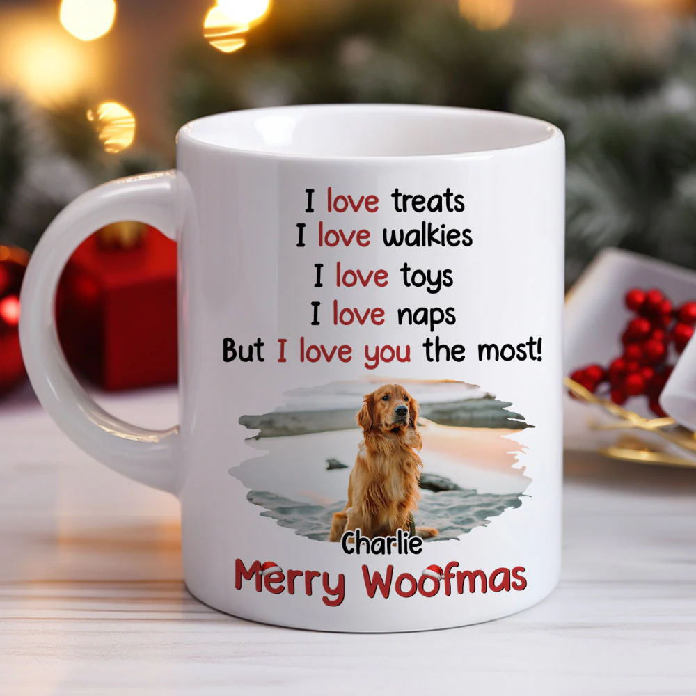 Love You The Most Photo - Personalized Custom Coffee Mug - Image 2