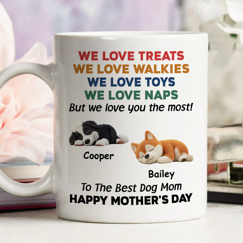 Love You The Most Version 2 - Personalized Custom Coffee Mug - Image 2