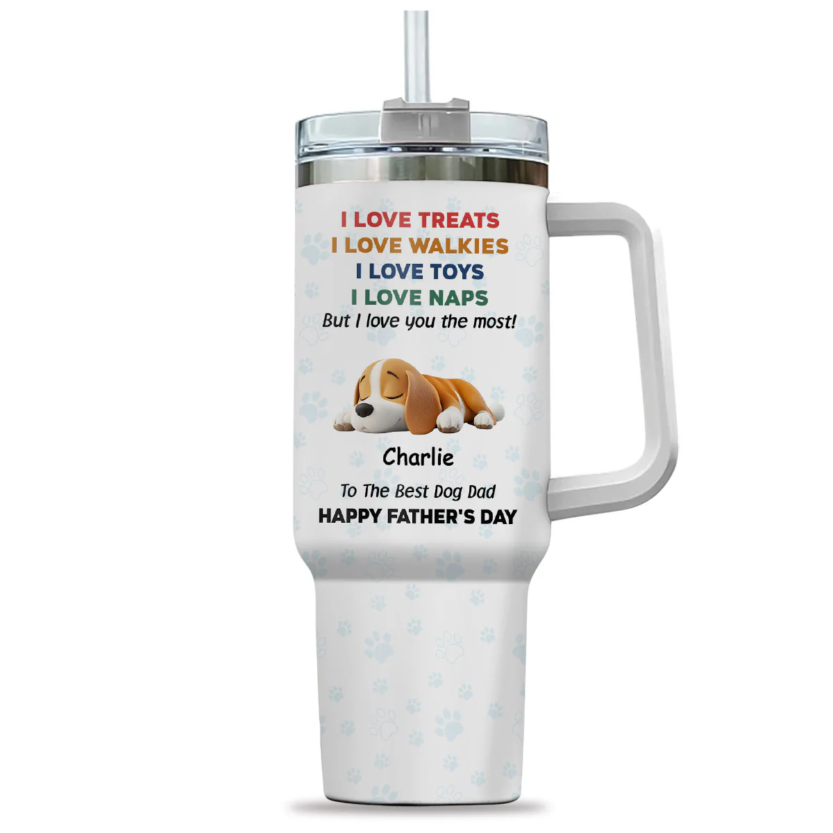 Love You The Most Version 2 - Personalized Custom Tumbler - Image 4
