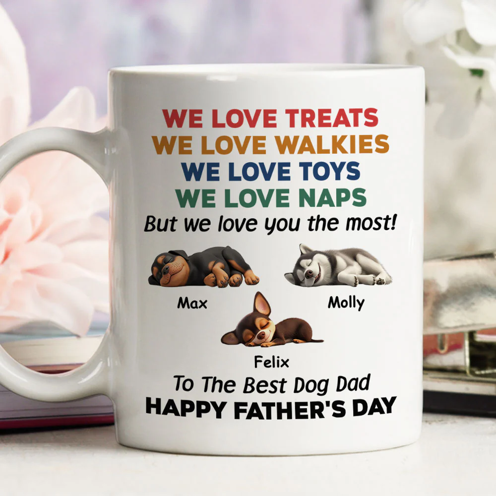 Love You The Most Version 3 - Personalized Custom Coffee Mug - Image 2