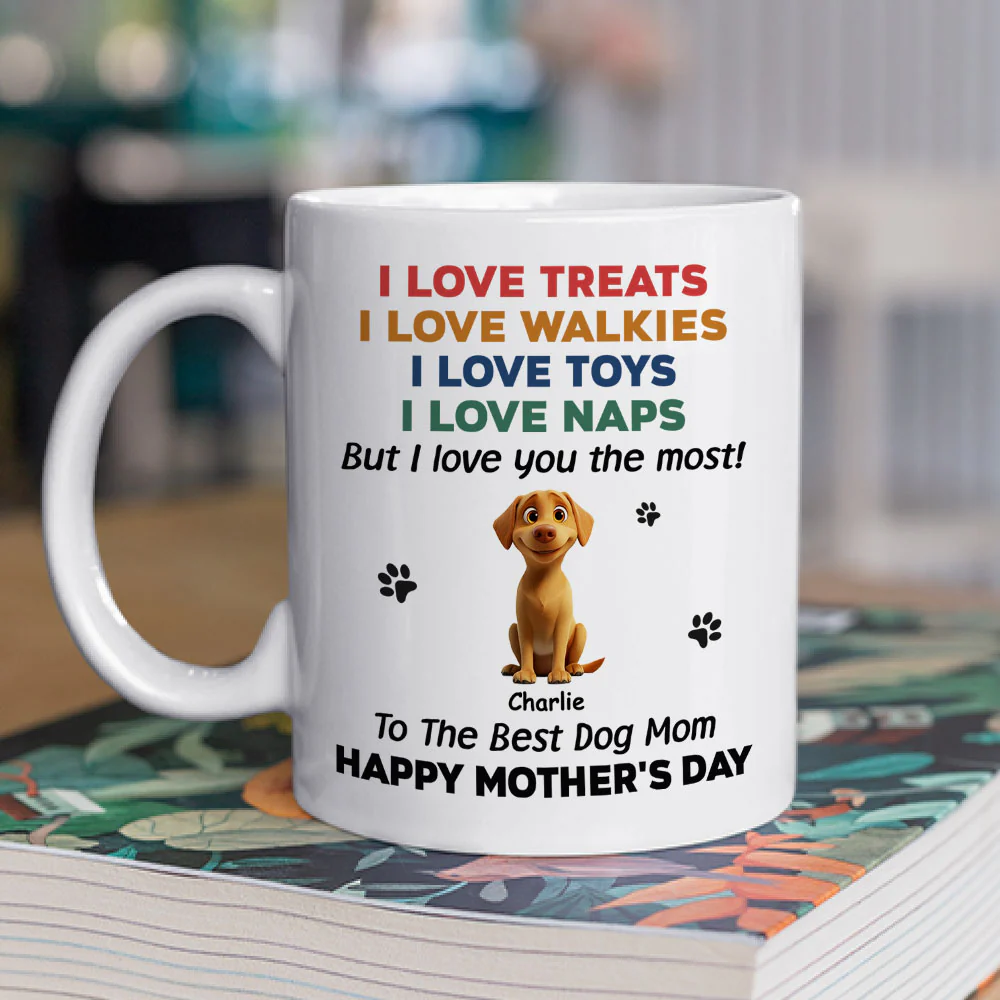 Love You The Most Version 4 - Personalized Custom Coffee Mug - Image 2