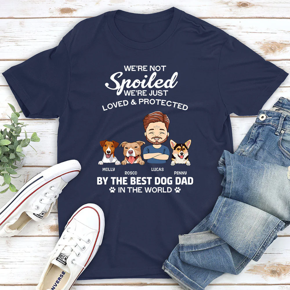 Loved And Protected - Personalized Custom Premium T-shirt - Image 3