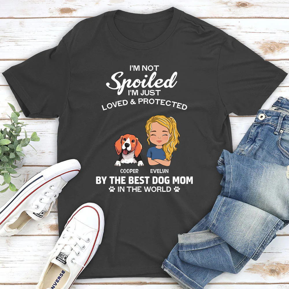 Loved And Protected - Personalized Custom Premium T-shirt - Image 4