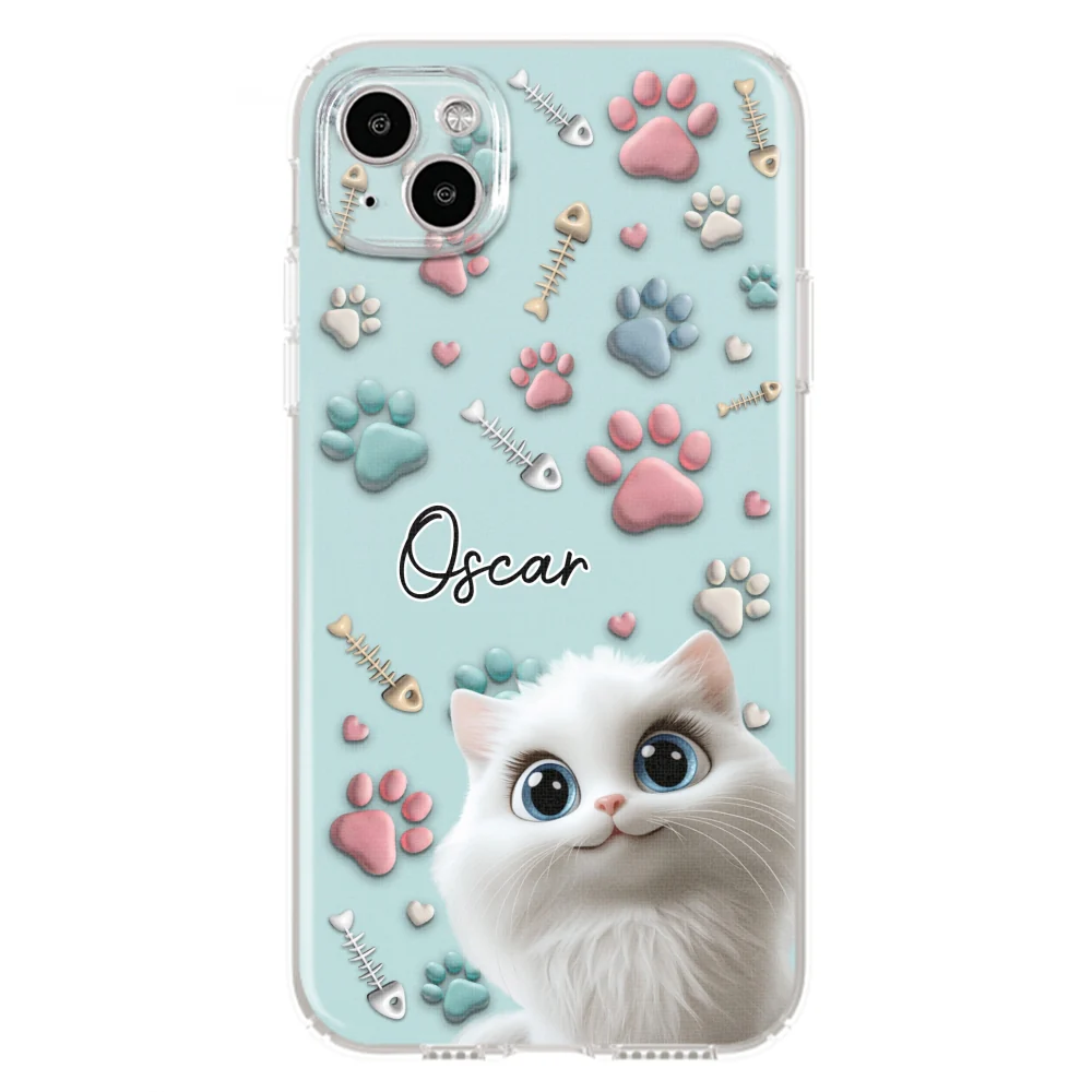 Lovely Cat Cartoon - Personalized Custom Phone Case - Image 13
