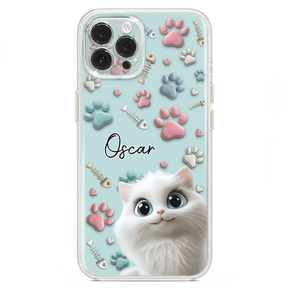 Lovely Cat Cartoon - Personalized Custom Phone Case - Image 18