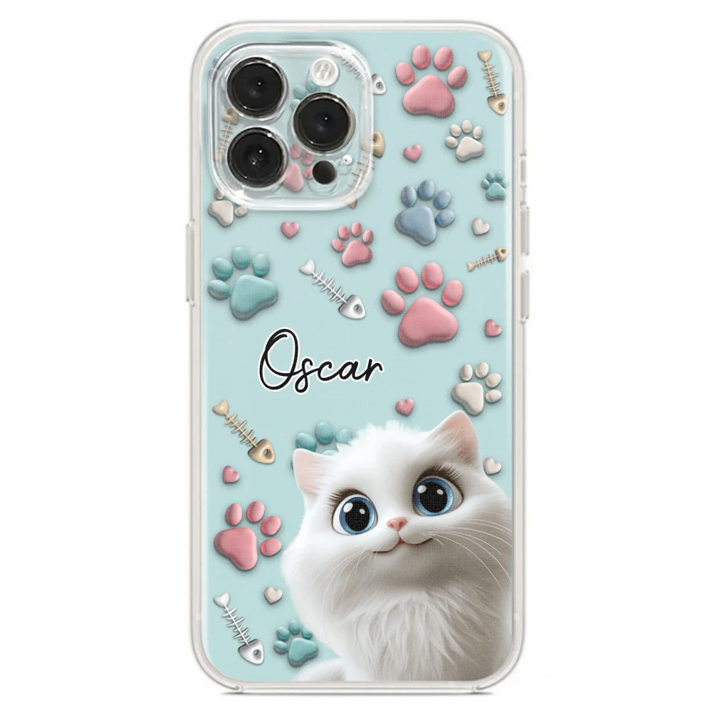 Lovely Cat Cartoon - Personalized Custom Phone Case - Image 19