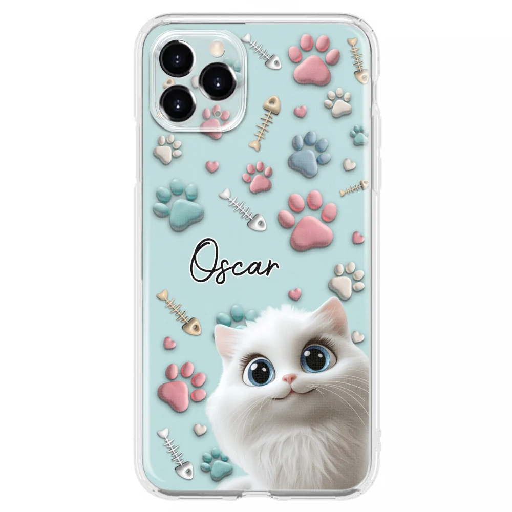 Lovely Cat Cartoon - Personalized Custom Phone Case - Image 9