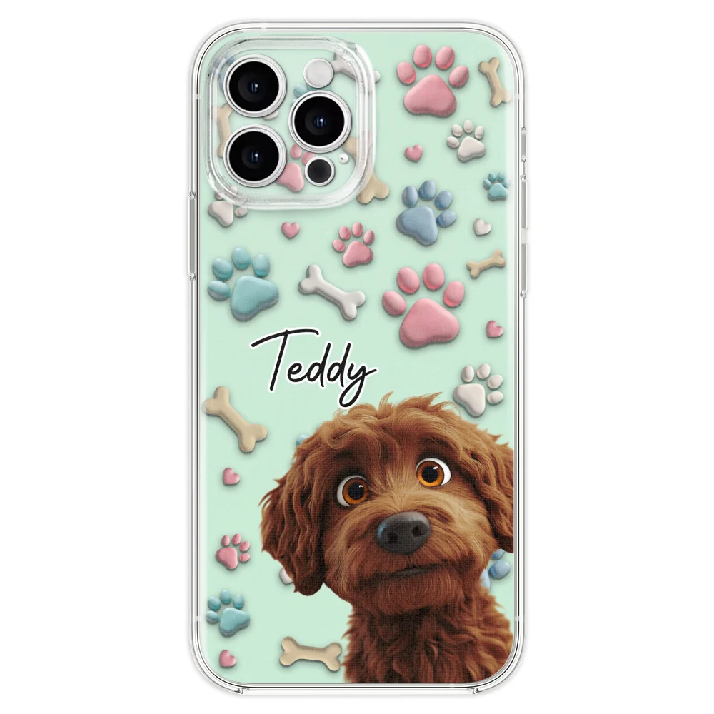 Lovely Dog Cartoon Version 2 - Personalized Custom Phone Case - Image 21