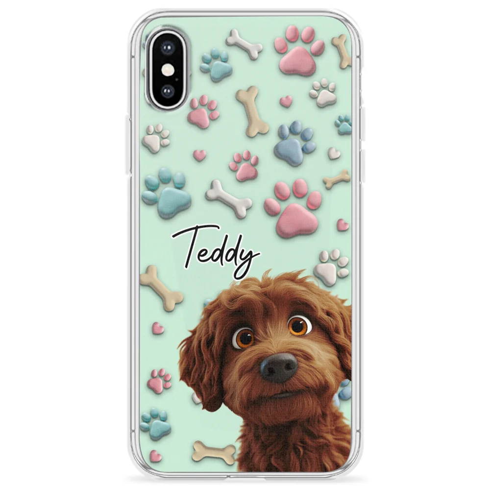 Lovely Dog Cartoon Version 2 - Personalized Custom Phone Case - Image 24