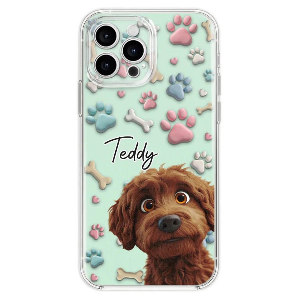 Lovely Dog Cartoon Version 2 - Personalized Custom Phone Case - Image 26
