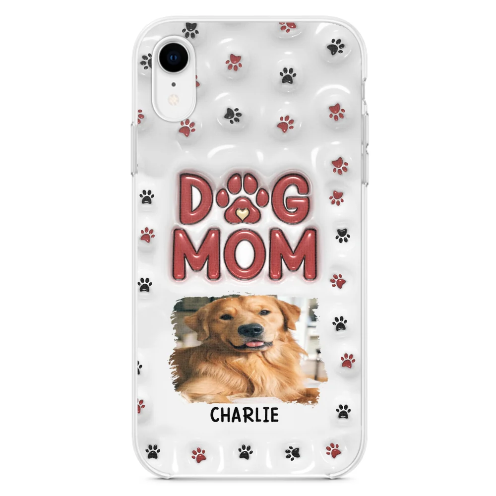 Lovely Dog Mom Photo - Personalized Custom 3D Inflated Effect Phone Case - Image 21