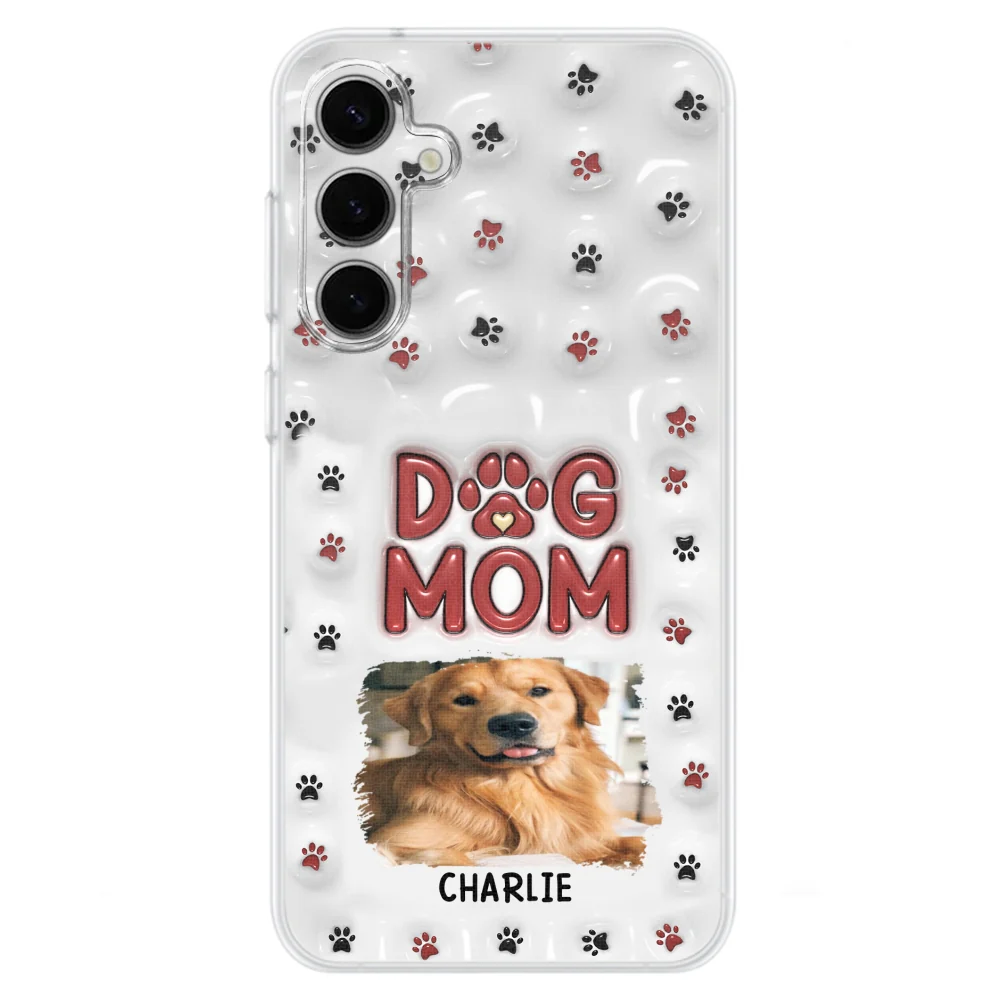 Lovely Dog Mom Photo - Personalized Custom 3D Inflated Effect Phone Case - Image 26