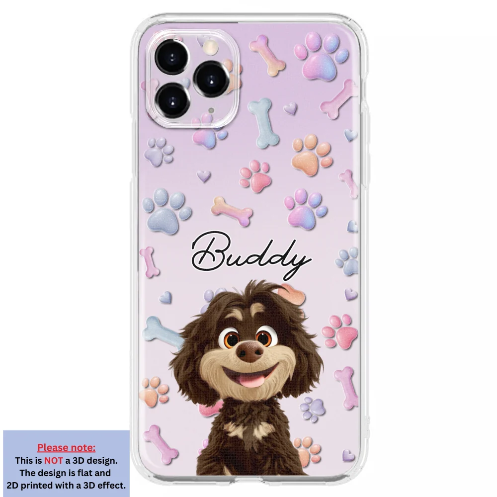 Lovely Dog - Personalized Custom 3D Effect Phone Case - Image 10