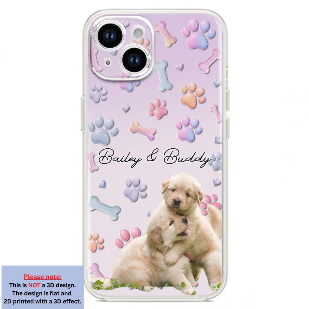 Lovely Dog Photo- Personalized Custom 3D Effect Phone Case - Image 17