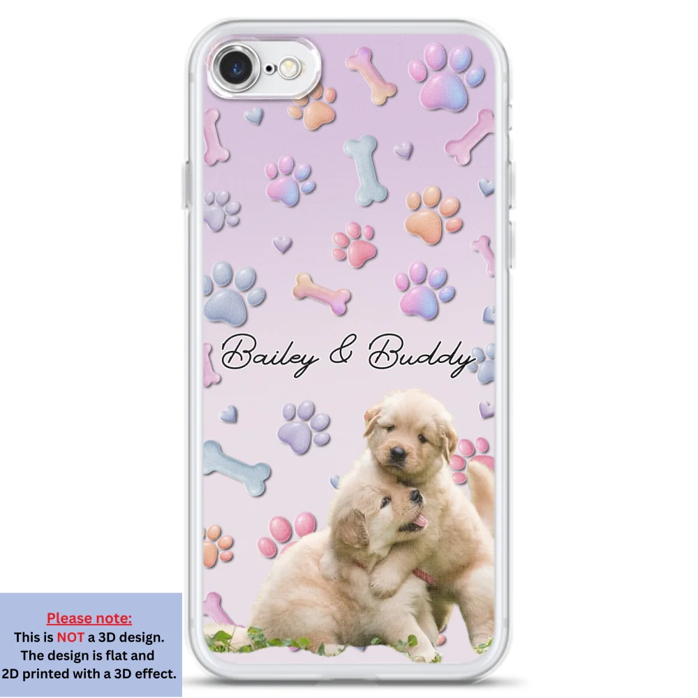 Lovely Dog Photo- Personalized Custom 3D Effect Phone Case - Image 5