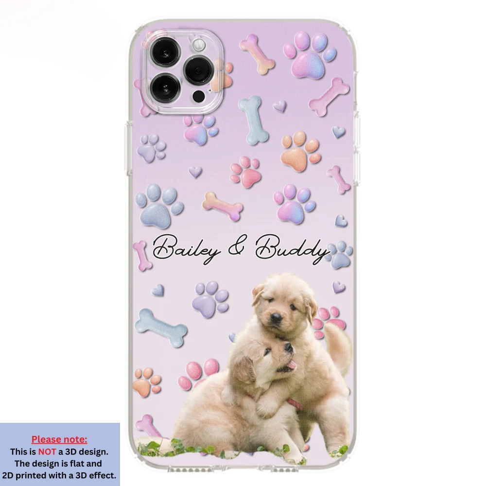 Lovely Dog Sleeping Photo - Personalized Custom 3D Effect Phone Case - Image 10