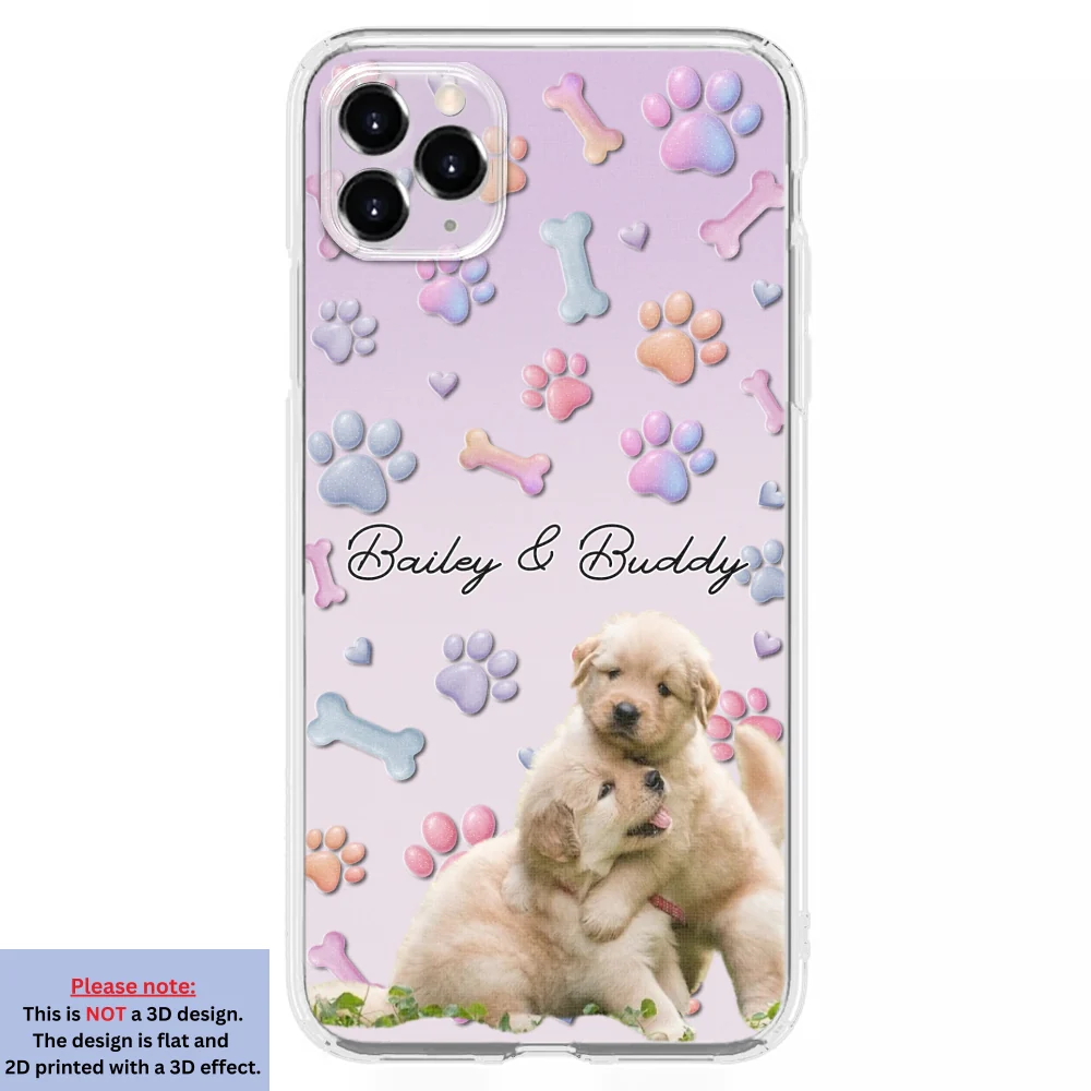 Lovely Dog Sleeping Photo - Personalized Custom 3D Effect Phone Case - Image 7