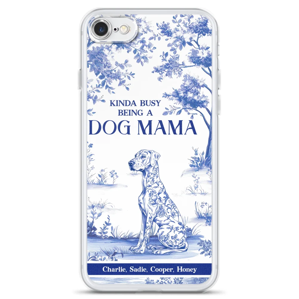 Lovely Dog Toile - Personalized Custom Phone Case - Image 4