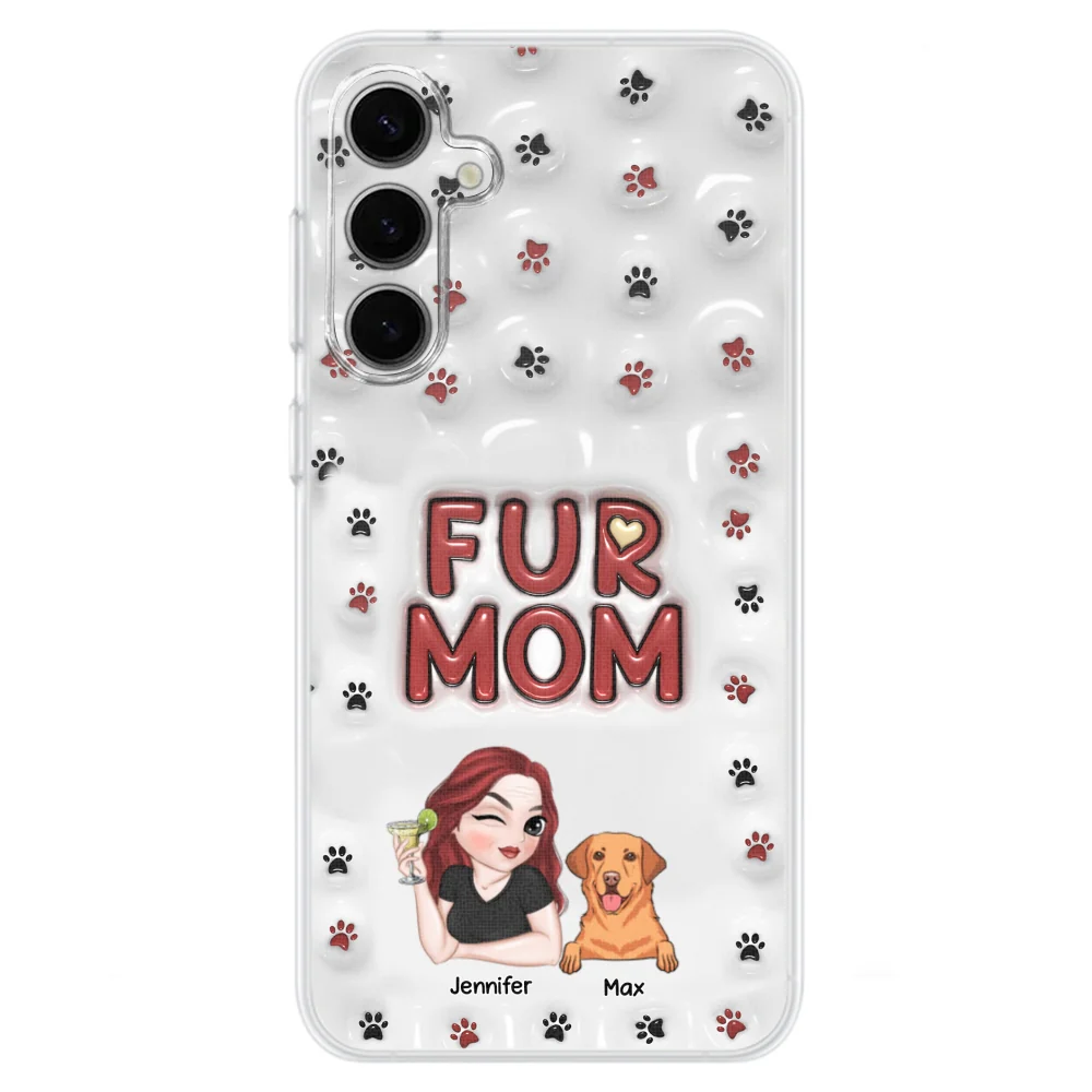 Lovely Fur Mom - Personalized Custom 3D Inflated Effect Phone Case - Image 29