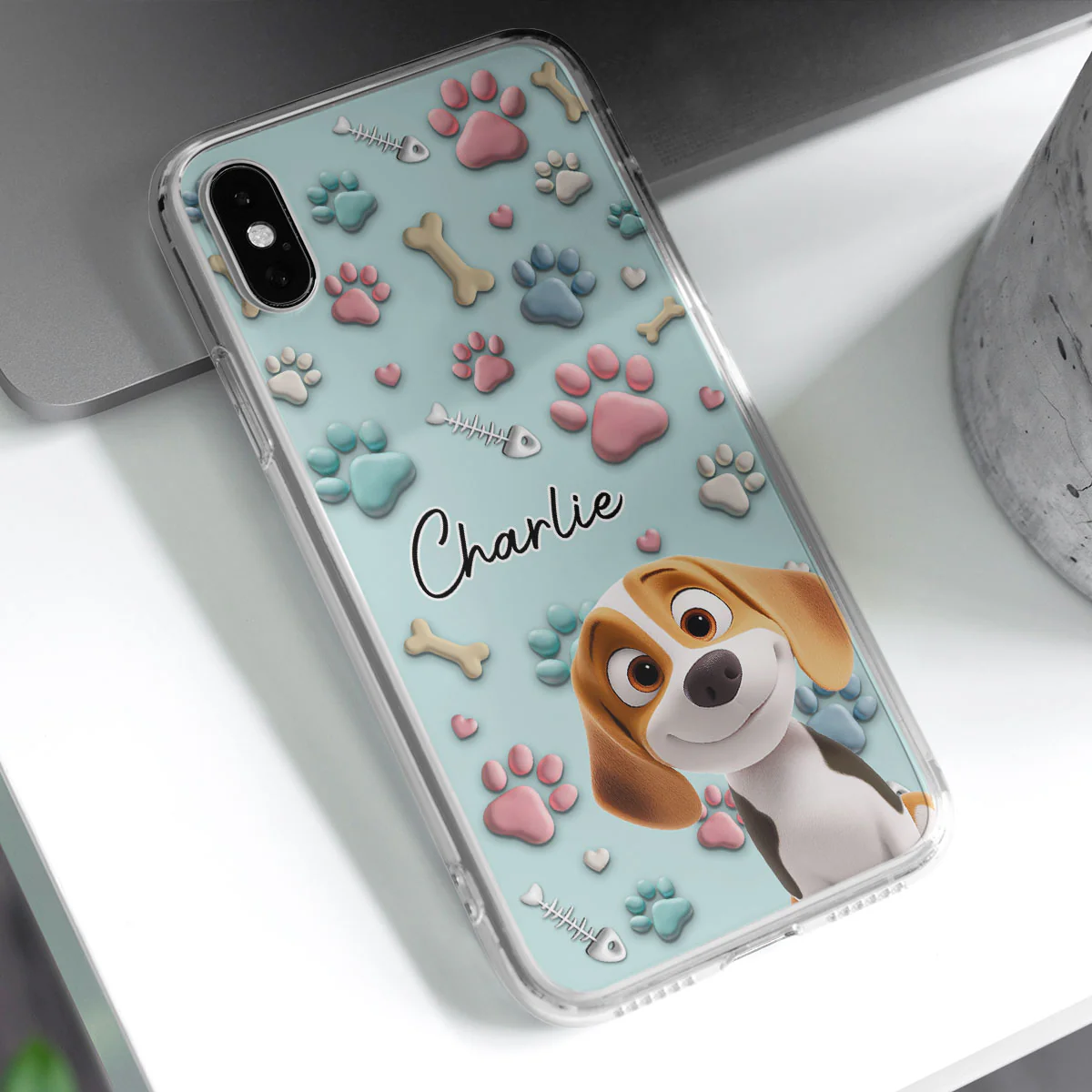 Lovely Pet Cartoon - Personalized Custom Phone Case - Image 3
