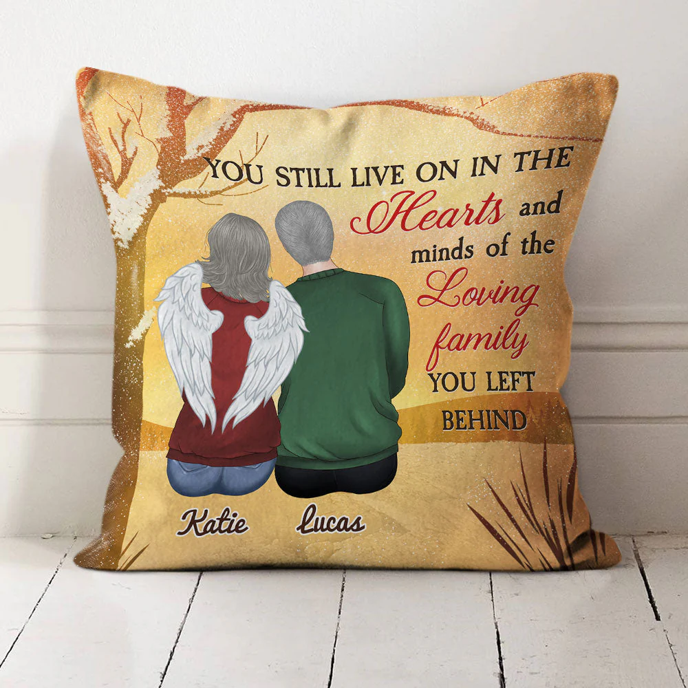 Loving Memories - Personalized Custom Throw Pillow - Image 5