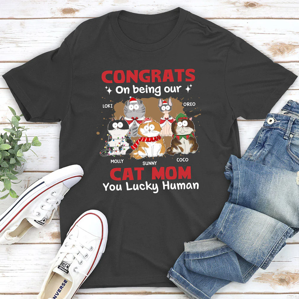 Lucky Human - Personalized Custom Premium T-shirt - Image 5