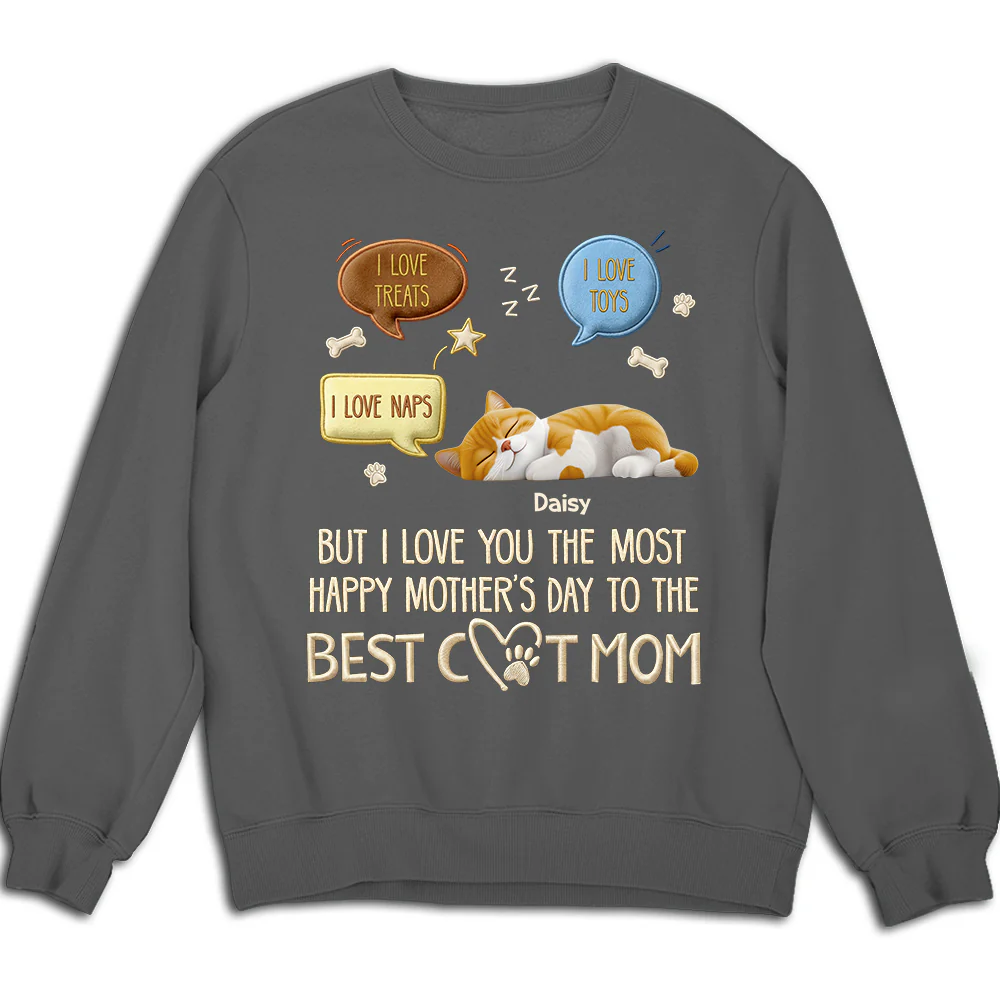Lucky Loved Cat - Personalized Custom Shirt - Image 3