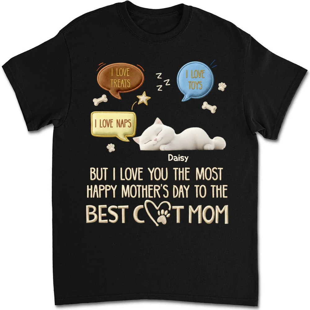 Lucky Loved Cat - Personalized Custom Shirt - Image 7