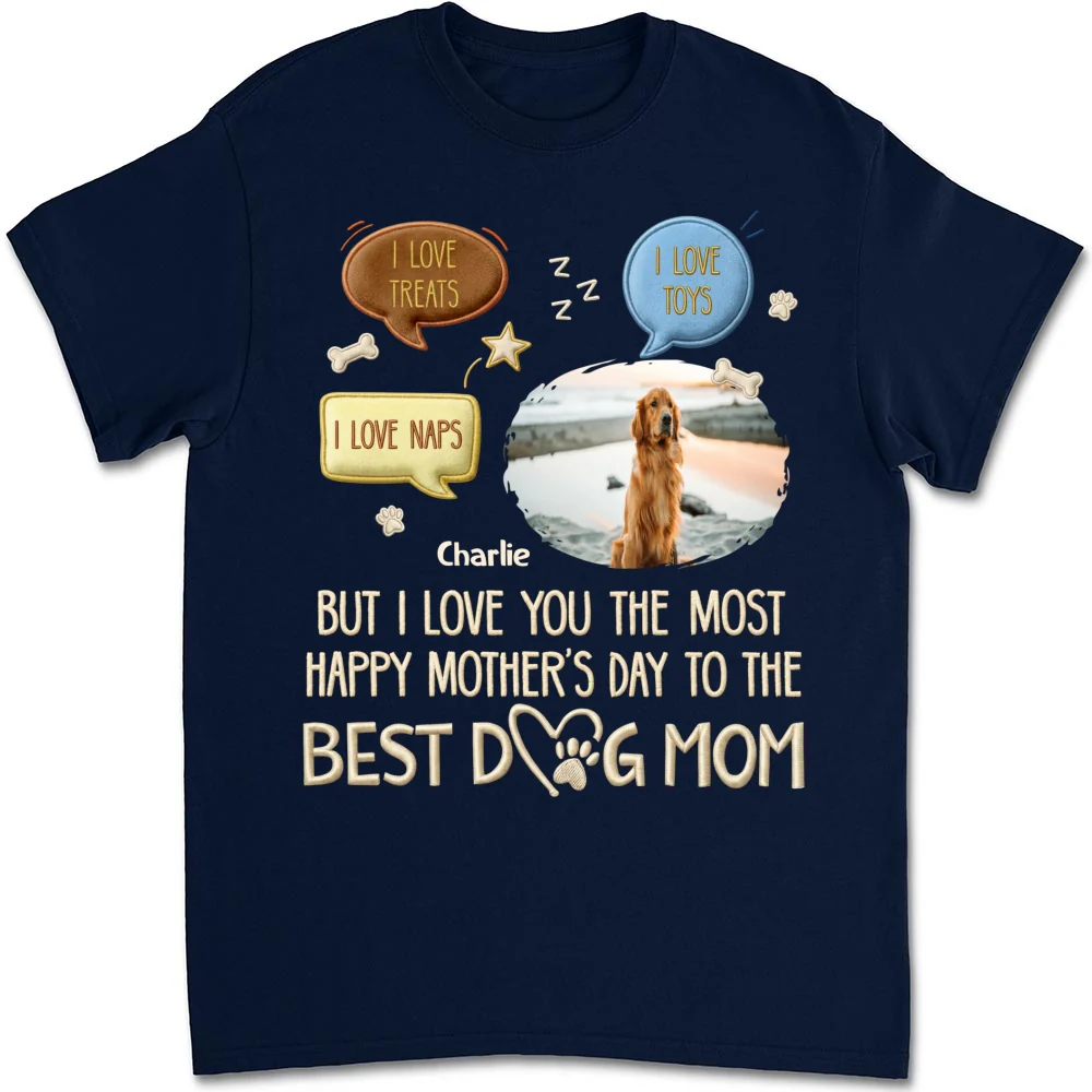 Lucky Loved Dog Photo - Personalized Custom Shirt - Image 8