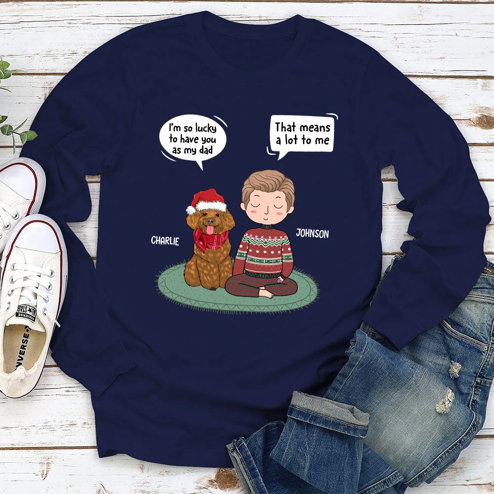 Lucky Me - Personalized Custom Long Sleeve T-shirt - Image 2