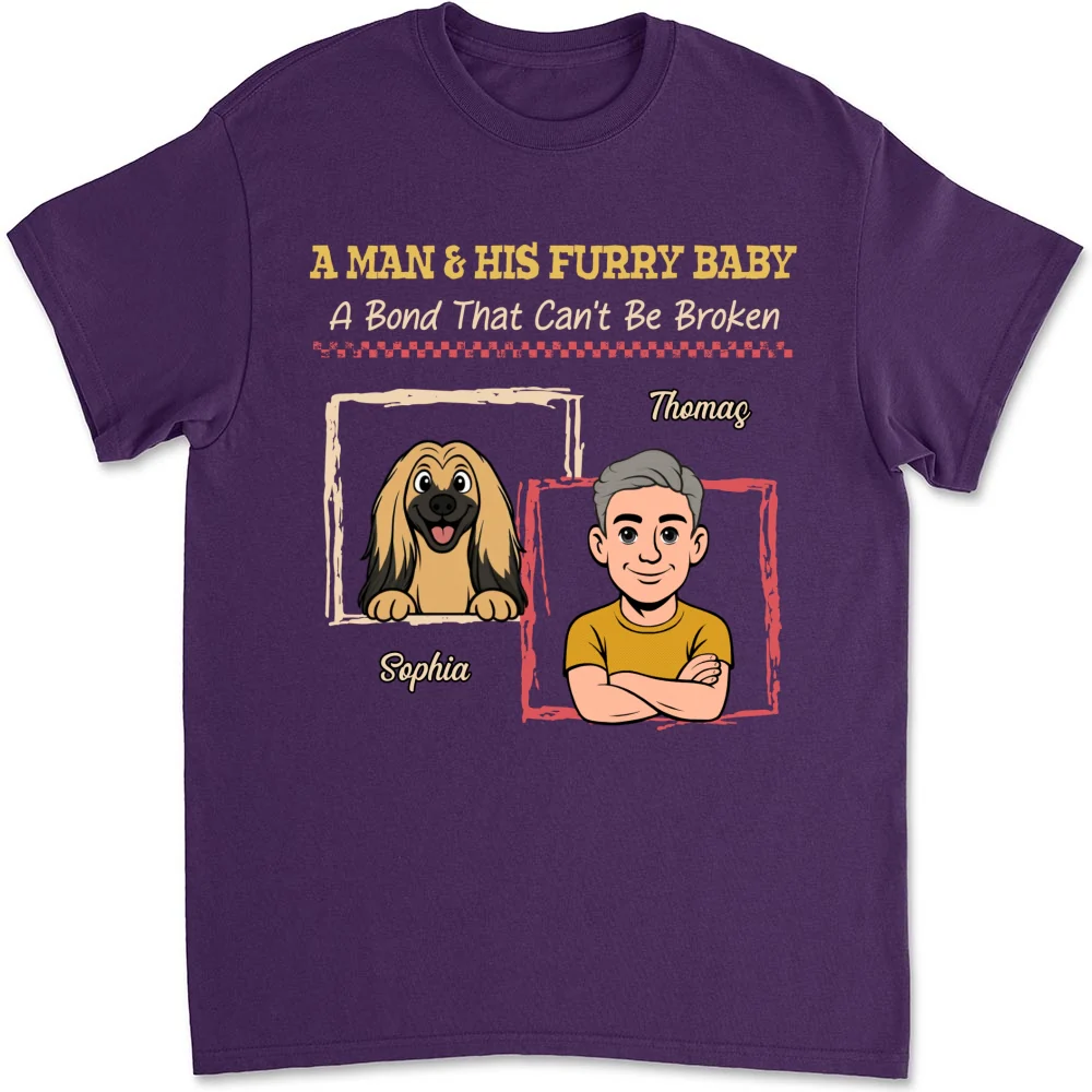 Man And Pets - Personalized Custom Shirt - Image 10