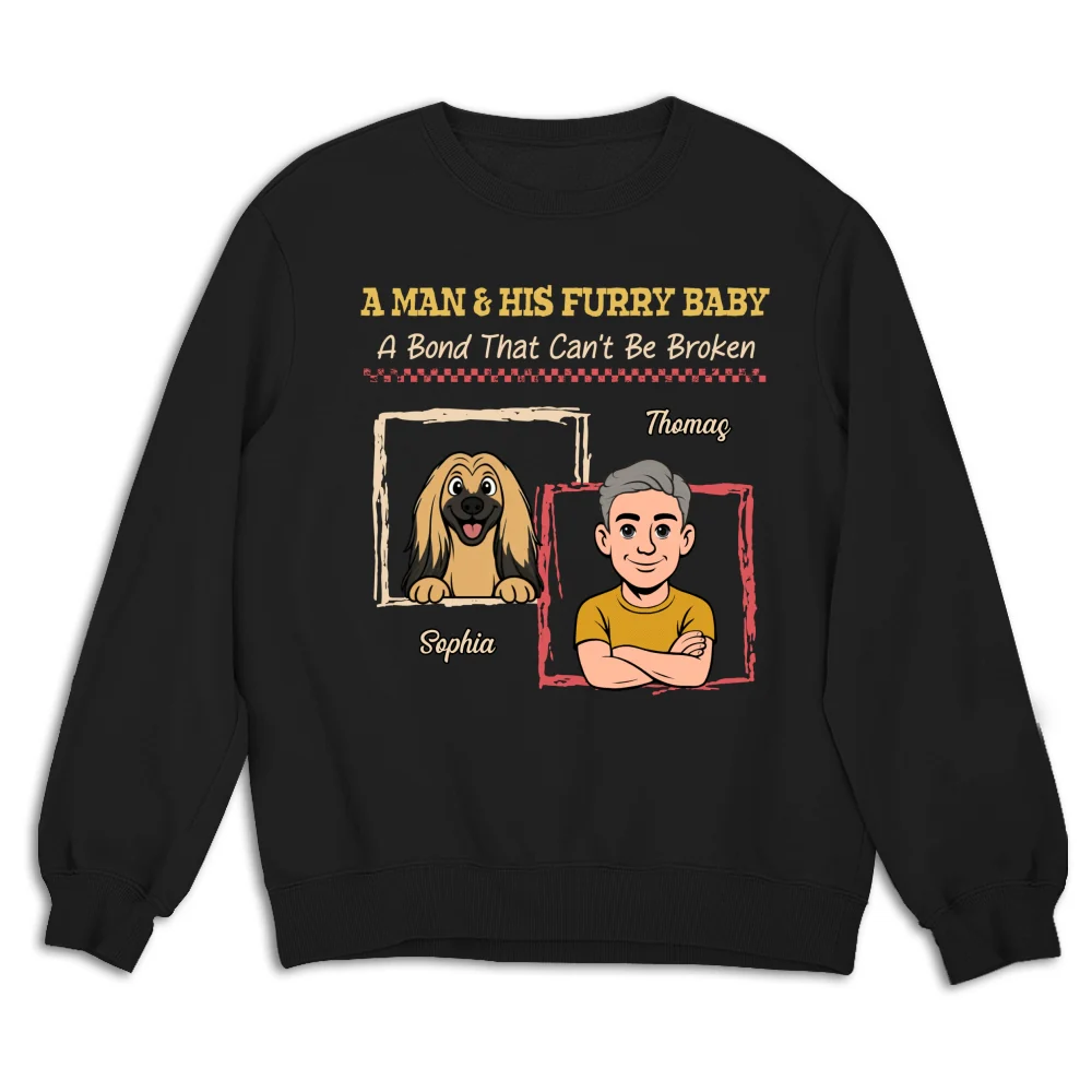 Man And Pets - Personalized Custom Shirt - Image 11