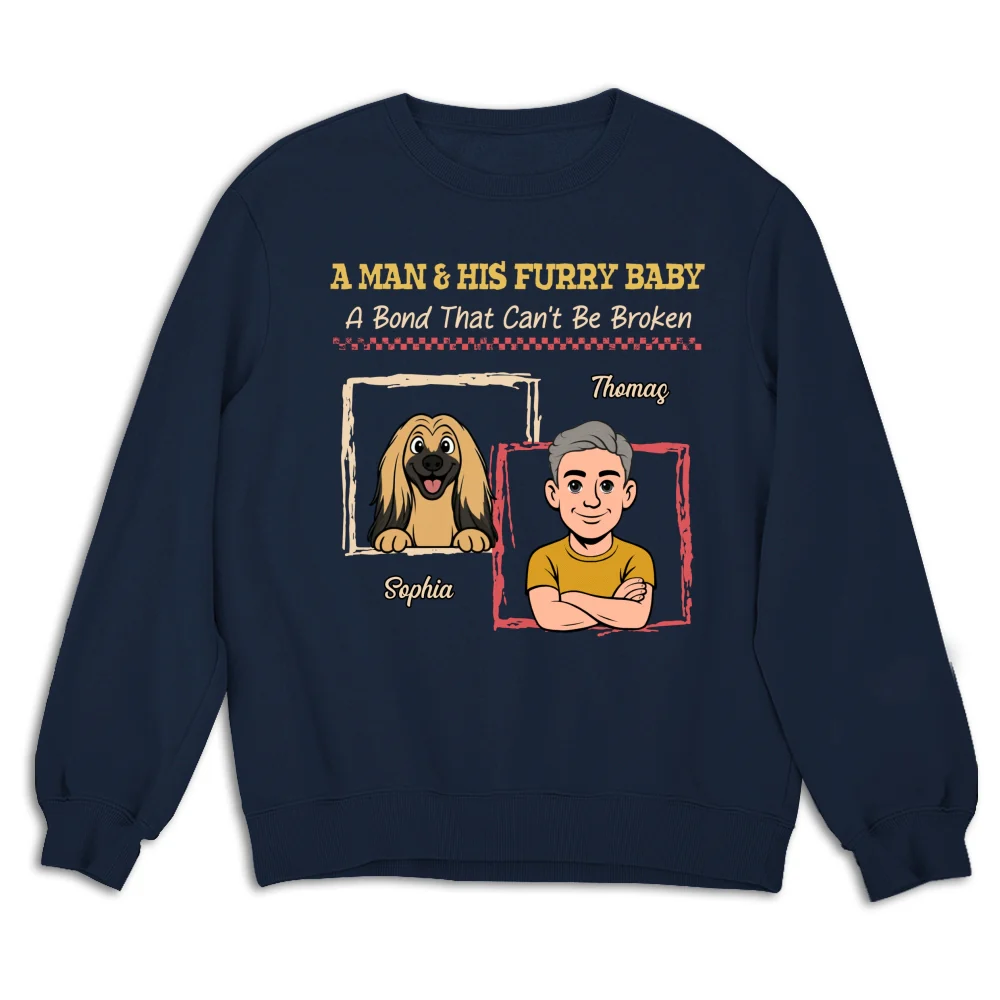 Man And Pets - Personalized Custom Shirt - Image 13