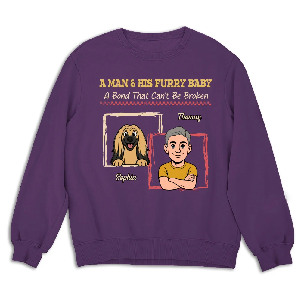 Man And Pets - Personalized Custom Shirt - Image 14