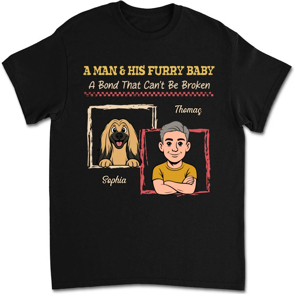 Man And Pets - Personalized Custom Shirt - Image 6