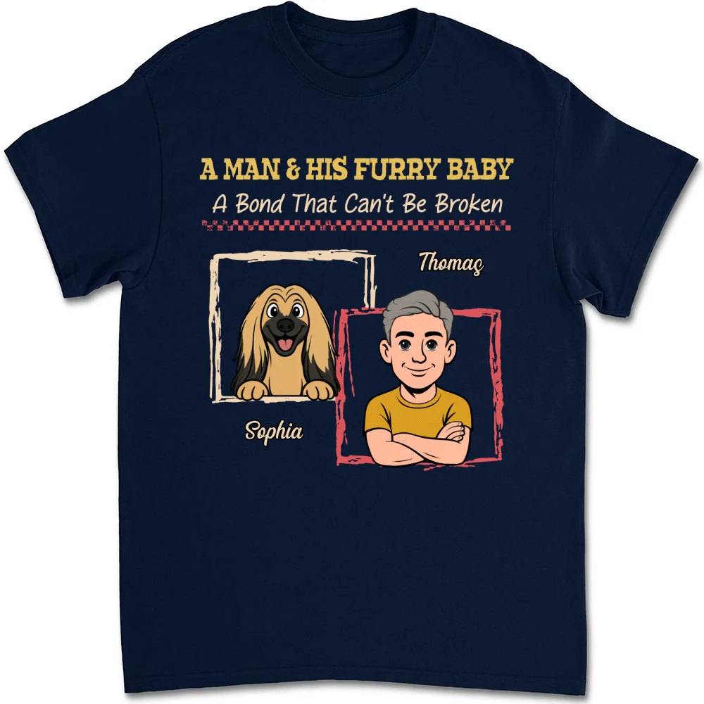 Man And Pets - Personalized Custom Shirt - Image 9