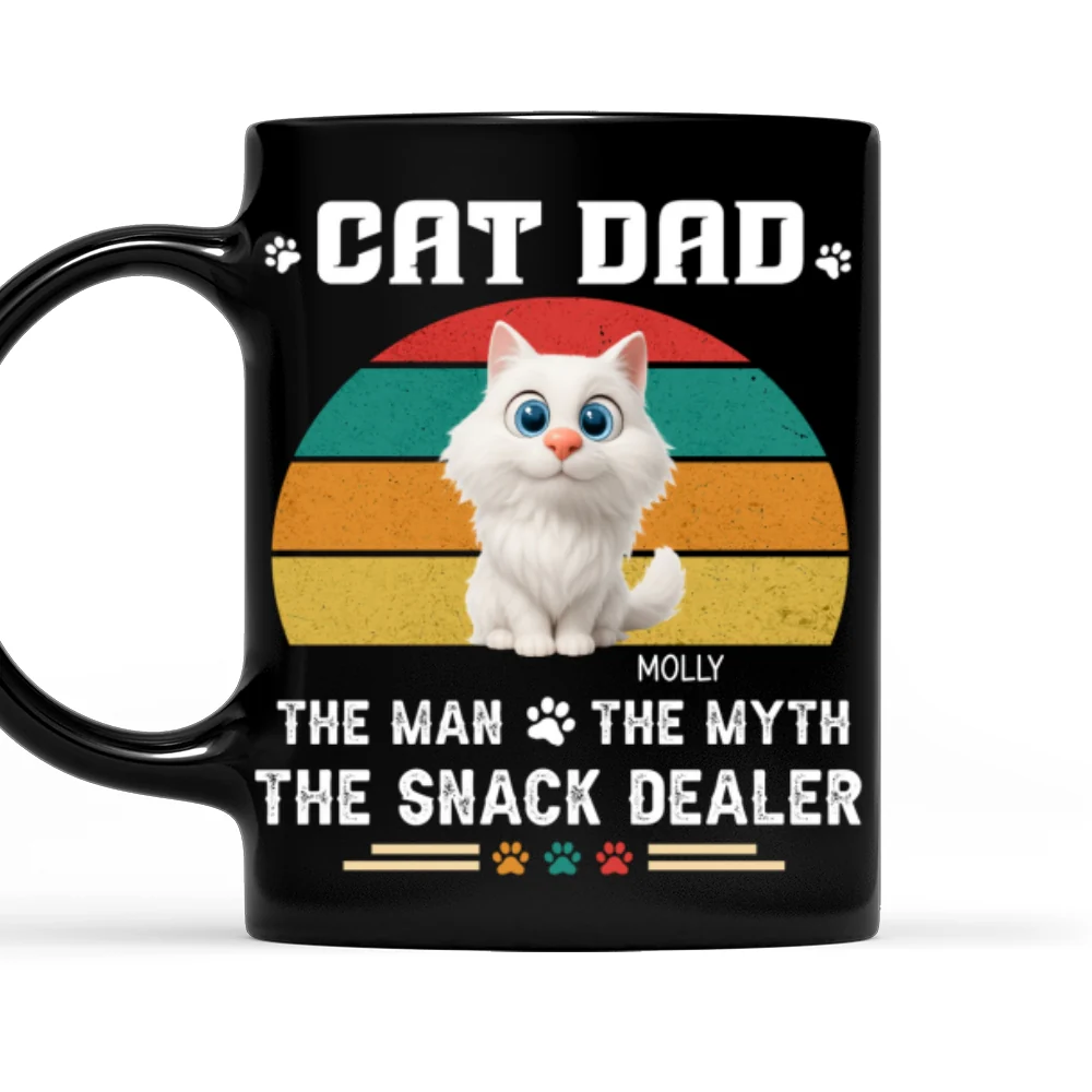 Man Myth Dealer - Personalized Custom Coffee Mug - Image 7